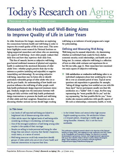 research paper on health and wellbeing